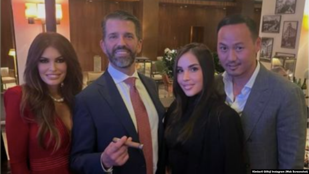 Fotografija sa večere u Beogradu koju je na Instagramu objavila partnerka Donalda Trampa mlađeg Kimberli Gilfojl 