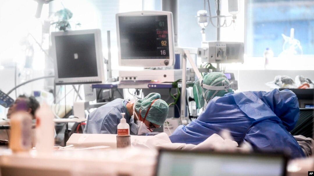 Medicinsko osoblje u bolnici na severu Italije