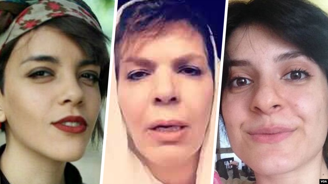 از راست به چپ: ویدا موحد، منیره عربشاهی و یاسمن آریانی