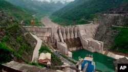 Đập Đại Triều Sơn chặn sông Mekong ở tỉnh Vân Nam, TQ.