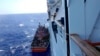 Syrian Refugees Leave Cypriot Cruise Ship
