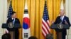 조 바이든 미국 대통령과 문재인 한국 대통령이 지난 5월 워싱턴 백악관에서 회담 뒤 공동기자회견을 했다. 