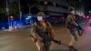 South African Defense Forces patrol downtown Johannesburg, South Africa, amid a nationwide coronavirus lockdown March 27, 2020.