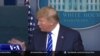 Trump revierte decisión sobre sesiones informativas, para actualizar sobre pruebas