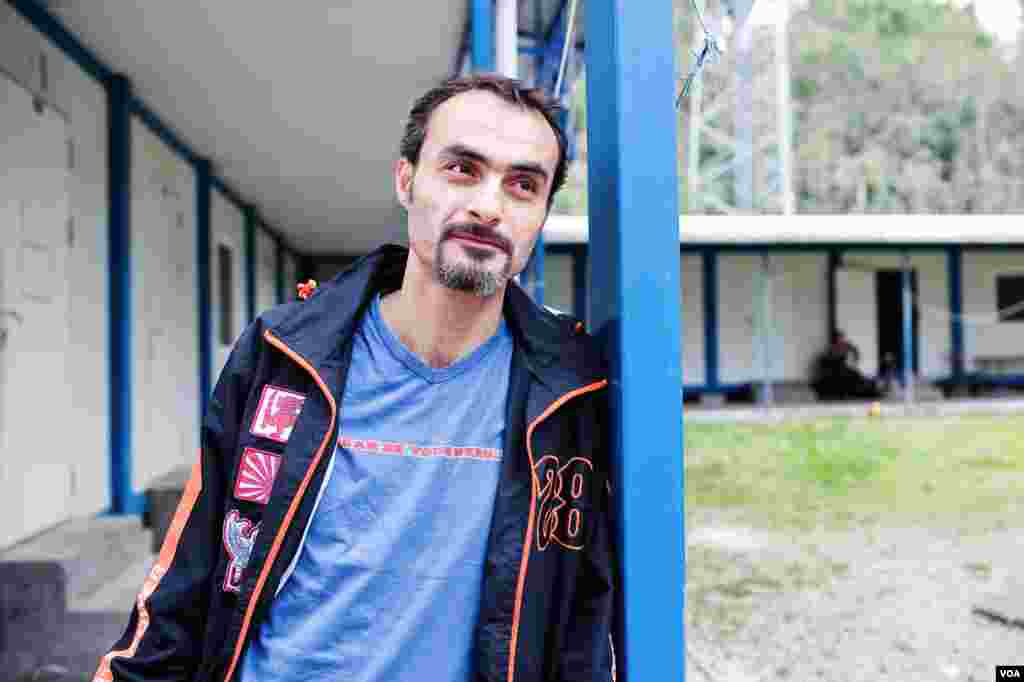 Elbrus Abaza taught French in a Damascus suburb before coming to Abkhazia. (V. Undritz for VOA)