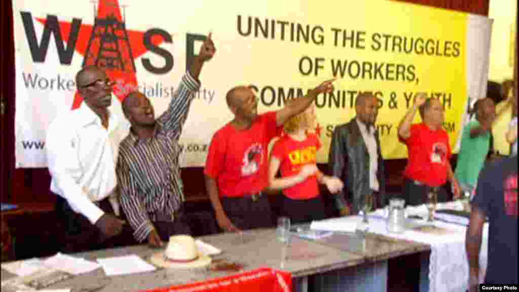 The May 7 election is a test for fledgling WASP's organizers as they try to challenge the African National Congress for worker votes. (Courtesy WASP)