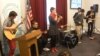 Heartbeat, a groups of Palestinian and Israeli high school students and young adults, perform at a congressional office building in Washington, D.C., March 11, 2014. (J. Taboh/VOA)