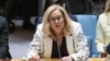 Sigrid Kaag, BMTning Yaqin Sharqda tinchlikka erishish bo'yicha maxsus koordinatori, BMT, Nyu-York, AQSh, 25-fevral, 2025 