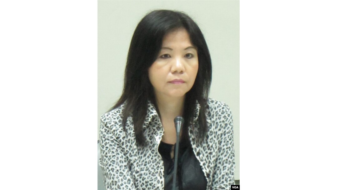 台灣在野黨民進黨立委 葉宜津(美國之音張永泰拍攝)