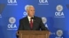 Mike Pence insta a la OEA suspender a Venezuela