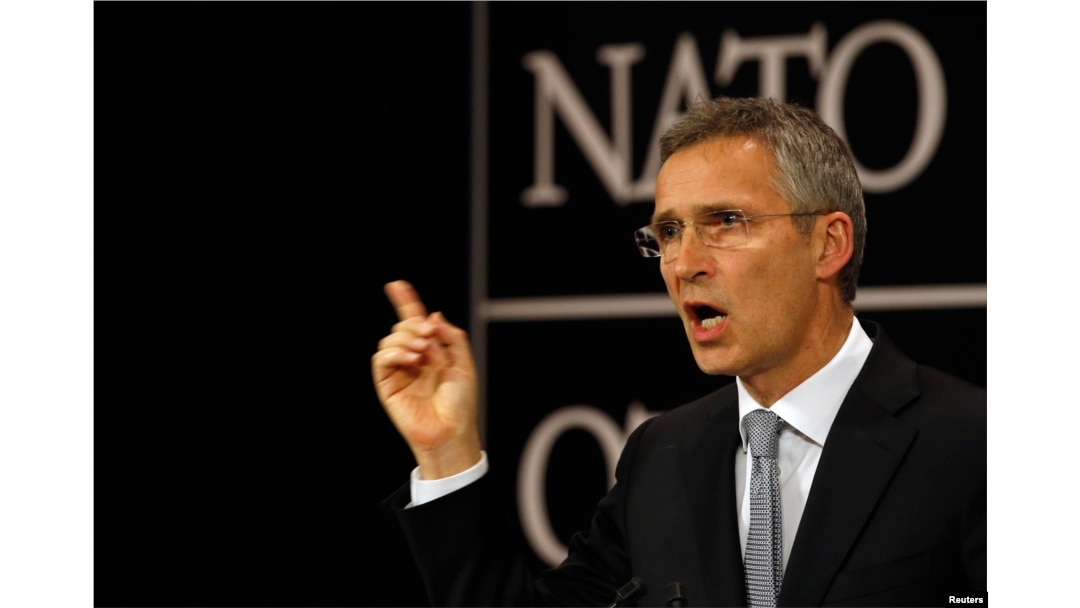 FILE - NATO Secretary General Jens Stoltenberg calls allies' solidarity 'a key value.'