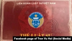 thẻ luật sư Việt Nam