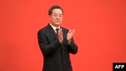 新一屆中共中央政治局常委丁薛祥。（October 23, 2022）