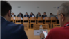 Četvrta po redu runda razgovora vlasti i dela opozicije o izbornim uslovima, na Fakultetu političkih nauka, u Beogradu, 5. septembra 2019. (Foto: Rade Ranković, Glas Amerike)