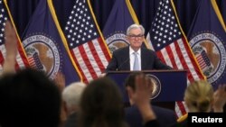 ARCHIVO: El presidente de la Reserva Federal de EEUU, Jerome Powell, durante una conferencia de prensa el 22 de marzo de 2023.