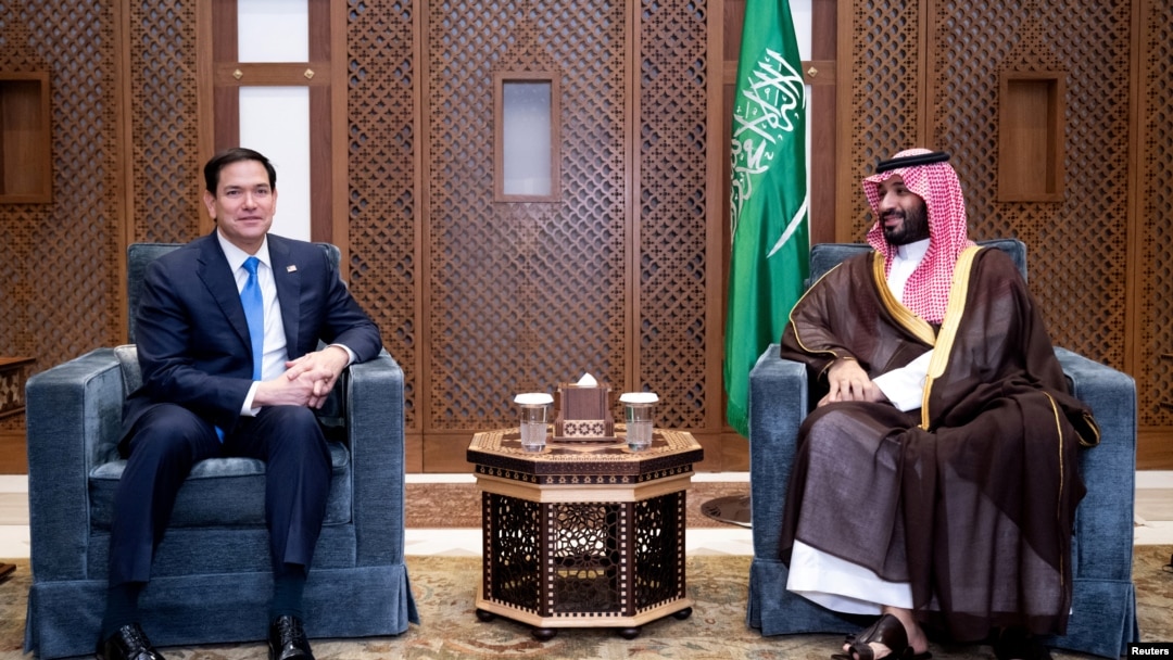 دیدار مارکو روبیو وزیر امور خارجه ایالات متحده با محمد بن سلمان ولیعهد سعودی، در جده - ۲٠ اسفند ١۴٠۳