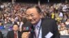 台湾国民党副主席詹春柏接受美国之音采访(电视截屏）