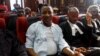 FILE - Nigerian activist Omoyele Sowore appears at the federal high court in Abuja, Nigeria, Dec. 5, 2019.