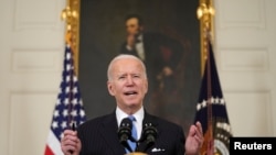 FILE - U.S. President Joe Biden at the White House in Washington, March 2, 2021. 