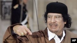 Moammar Gadhafi (file photo)