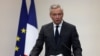 French Economy and Finance Minister Bruno Le Maire speaks during a press conference in Paris, on Jan. 14, 2021.