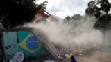 Demolições na Vila Autódromo no Rio de Janeiro