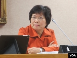 台灣執政黨民進黨立委劉世芳。（美國之音張永泰拍攝