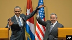 Predsednici SAD i Kube, Barak Obama i Raul Kastro