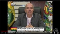 Arturo Murillo, ministro de gobierno de Bolivia, informa a CNN la captura de cuatro "presuntos médicos" cubanos con dinero para apoyar a movimientos sociales.