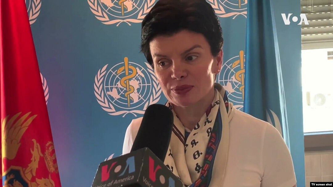 Predstavnica Svetske zdravstvene organizacije u Crnoj Gori Mina Brajović