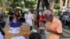 Los venezolanos salen a la calle para "elevar su voz" como vía de protesta