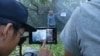 Crew on the set of "The Witch."