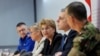 Predsednica Švajcarske Viola Amerd, govori tokom konferencie za štampu pred Ukrajinsku mirovnu konferenciu, u Bernu, 10. juna 2024.