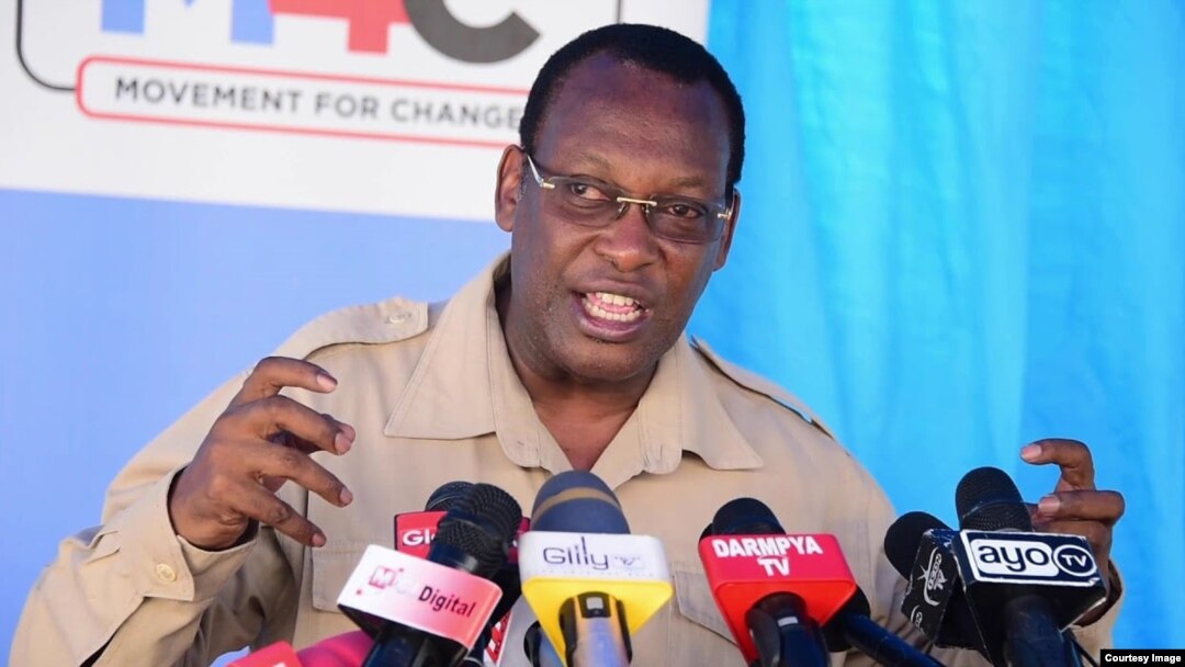 Freeman Mbowe kiongozi wa CHADEMA akizungumza na waandishi habari