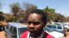 FILE - Peter Magombeyi, acting president of the Zimbabwe Hospital Doctors Association, is seen in Harare in Sept. 3, 2019.(C. Mavhunga/VOA)
