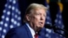 El candidato presidencial republicano, el expresidente Donald Trump, habla en un mitin de campaña el 9 de marzo de 2024 en Rome, Georgia, EEUU.