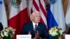 អនុប្រធានាធិបតី​ Mike Pence ថ្លែង​នៅ​ក្នុង​ក្រសួង​ការបរទេស​កាលពី​ថ្ងៃពី​ថ្ងៃទី​១១ ខែតុលា ឆ្នាំ ២០១៨ រដ្ឋ​ធានី​វ៉ាស៊ីនតោន។