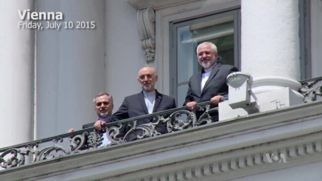 Iranian Foreign Minister Mohammad Javad Zarif Talks to Reporters