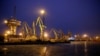 FILE - Cranes are seen in the Azov Sea port of Mariupol, Ukraine, Dec. 2, 2018.