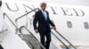 U.S. Secretary of State John Kerry steps off his plane, May 14, 2013. (File photo)
