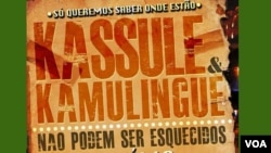 Poster da vigília por Kamulinge e Cassule