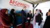 U.S. Secretary of State John Kerry meets with Afghan women entrepreneurs at the U.S. Embassy in Kabul, March 26, 2013. 