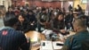 Suasana pendaftaran dan sosialisasi Pemilu wilayah New York dan sekitarnya (Naratama/VOA).
