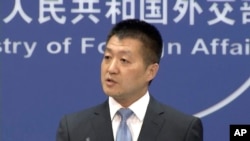 中國外交部發言人陸慷7月12日面對媒體