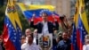 Juan Guaido, head of Venezuela's opposition-run congress, declares himself interim president of the nation until elections can be held during a rally demanding President Nicolas Maduro's resignation in Caracas, Venezuela, Jan. 23, 2019.