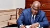 Rais Felix Tshisekedi akiwa Kinshasa. (Photo ya le 15 aout 2019/Twitter Fatshi News)