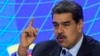 El presidente de Venezuela, Nicolás Maduro, habla durante una reunión con la primera ministra de Barbados, Mia Mottley, en el palacio presidencial de Miraflores en Caracas, Venezuela, el 8 de julio de 2023.