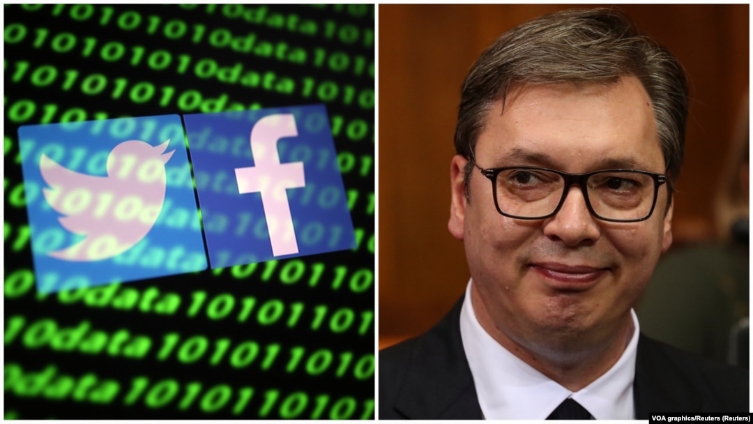 Istraživanje Stenford univerziteta objavljeno je istovremeno kada je društvena mreža Tviter obelodanila da je ukinula više od 8.500 naloga sa kojih su aktivno podržavani Srpska napredna stranka i Aleksandar Vučić. (Foto: Reuters)