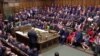 Waziri Mkuu Boris Johnson akizungumza baada ya matokeo ya kura katika Bunge Septemba 3, 2019, Picha kutoka REUTERS - RC11A5310AF0