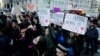 Thousands of demonstrators protest the anticipated immigration policies of president-elect Donald Trump during a march, Nov. 13, 2016, in New York.